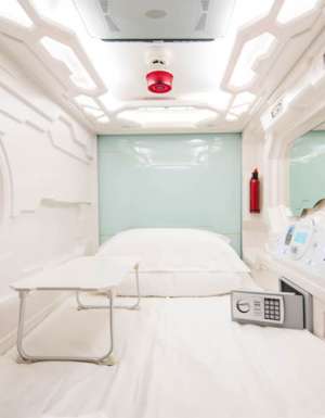 Single pod The Capsule Hotel Sydney