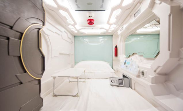 Single pod The Capsule Hotel Sydney
