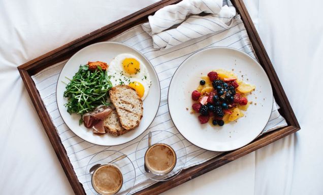 food hotel room service delivery