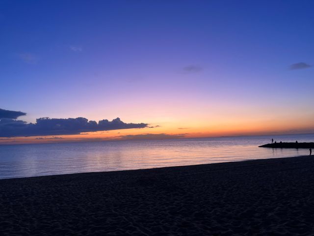 sunset at Elwood Beach