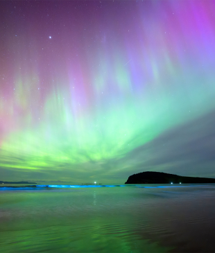 <p><i>When and where to see</i> the southern lights (aurora australis)</p>
