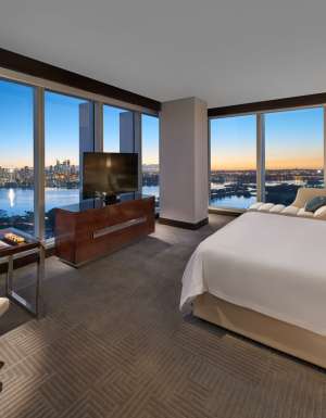 the premier suite at Crown Towers Perth