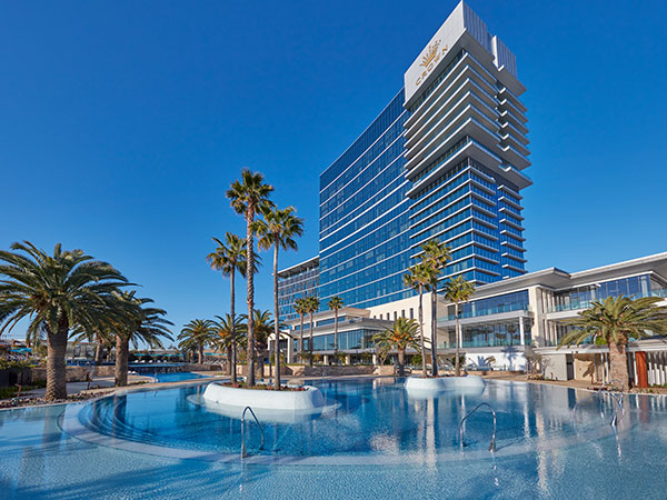 pool area at Crown Towers Perth