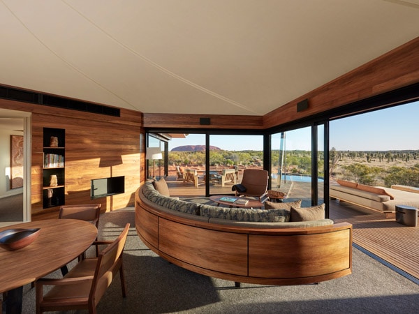 Lounge at Longitude 131 Dune Pavilion