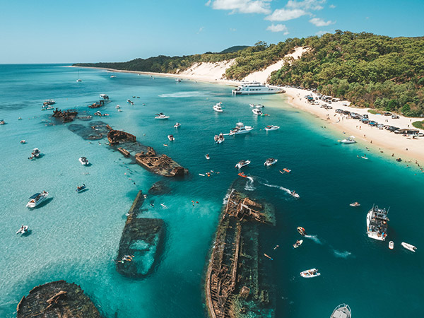Tangalooma wrecks, Moreton Island