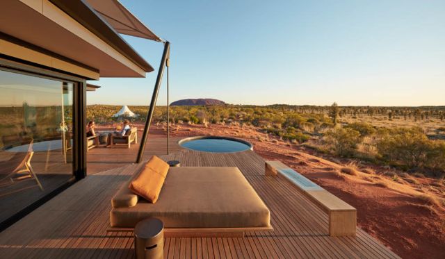 Plunge pool. Longitude 131, Uluru, Northern Territory