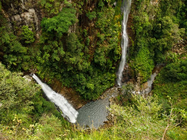 an overhead shot of Coomera Falls Lookout