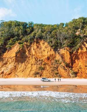 Great Beach Drive at Rainbow Beach