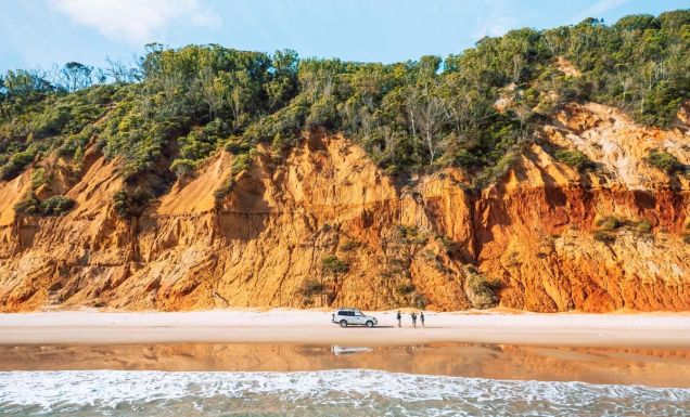Great Beach Drive at Rainbow Beach