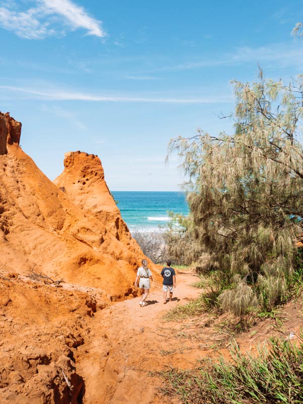 Red Canyon Walk Rainbow Beach