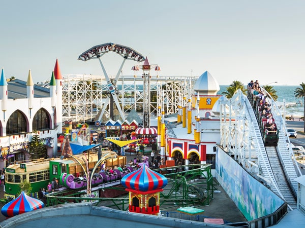 the Luna Park in St Kilda