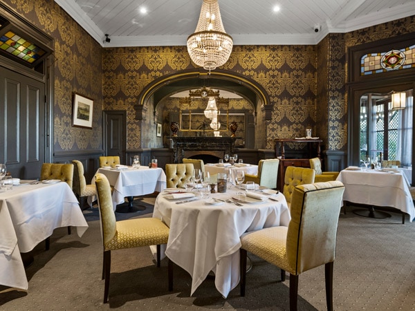 the main dining at Darley’s Restaurant
