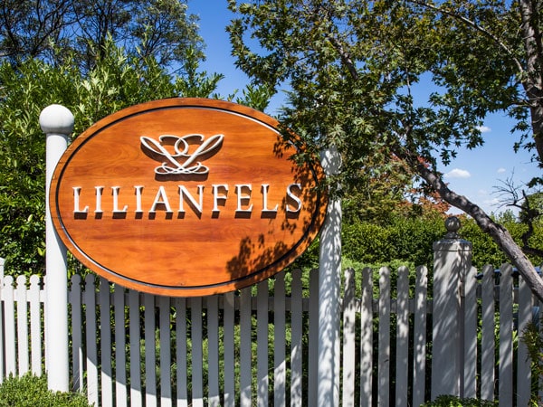 the Lilianfels Day Spa welcome signage