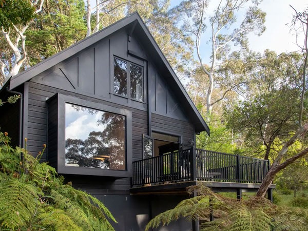 a forest cabin at Wondernest