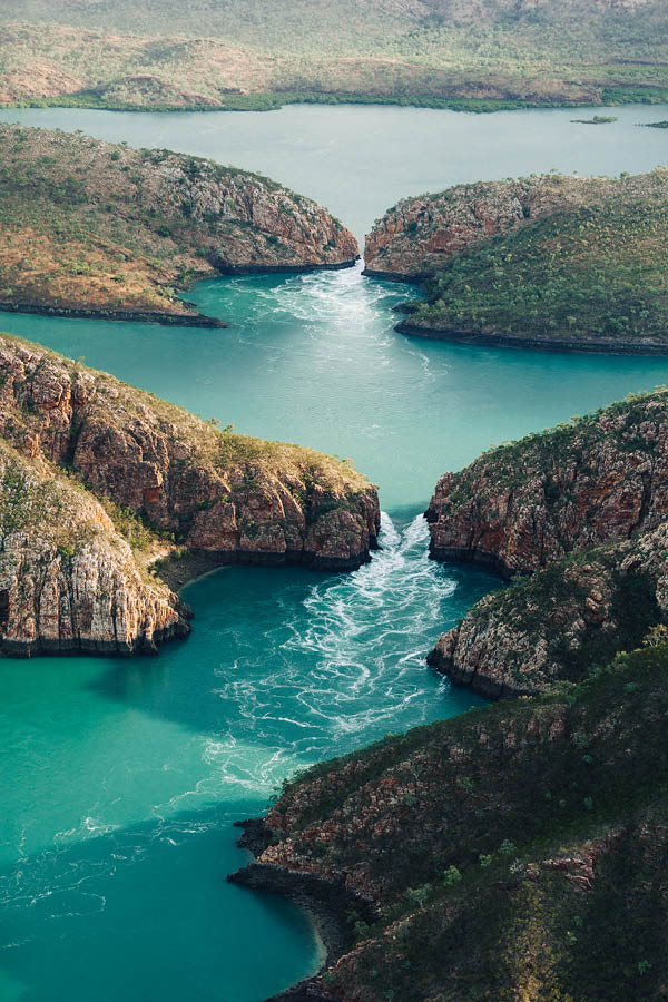 horizontal waterfall The Kimberleys.