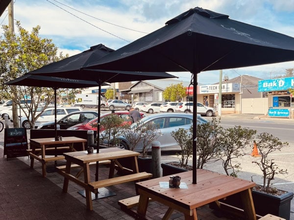 al fresco dining, Bean Scene Cafe