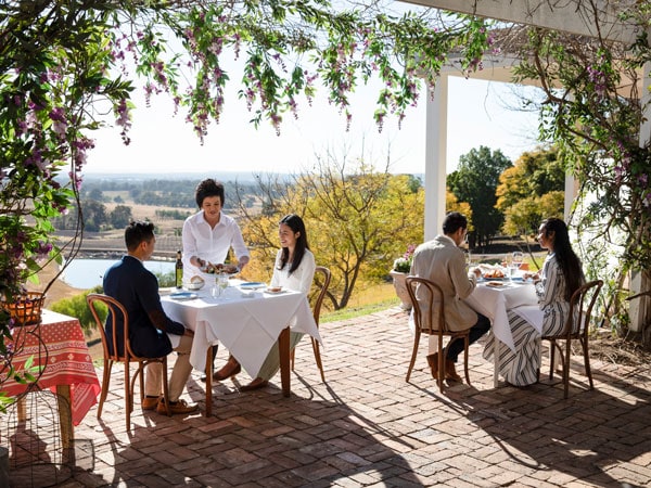 people dining at Bistro Molines
