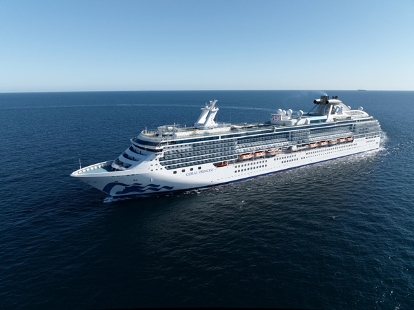 the Coral Princess cruise ship in Australia