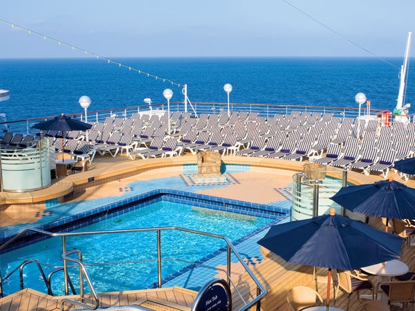 Holland America Line Noordam Pool Deck