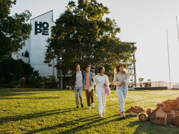 Young people enjoying at Hope Estate