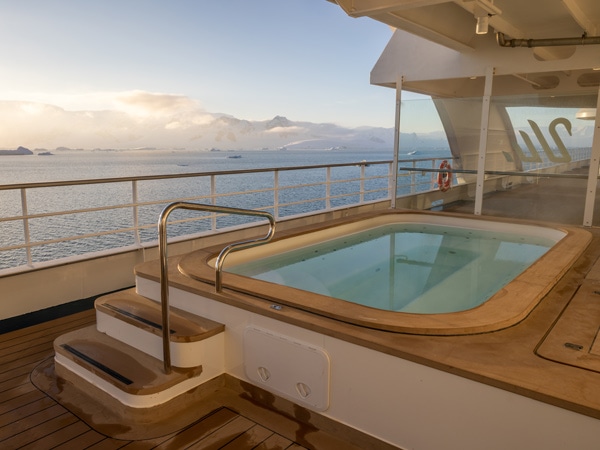 a jacuzzi on a cruise ship, Australia