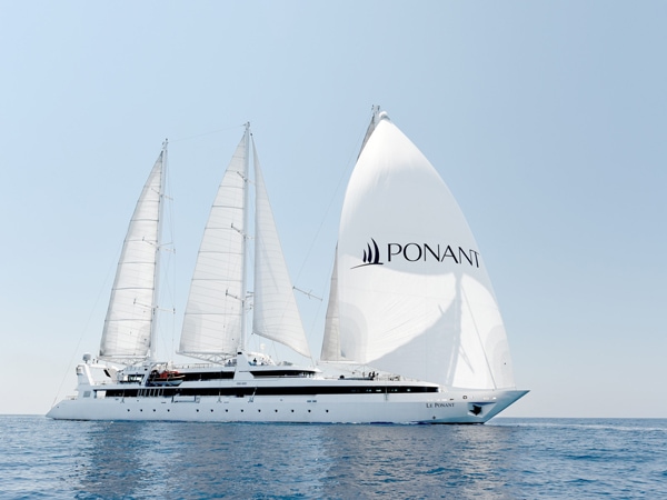 the Le Ponant cruise ship in Australia