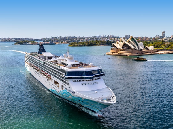 the Norwegian Spirit in Sydney Harbour