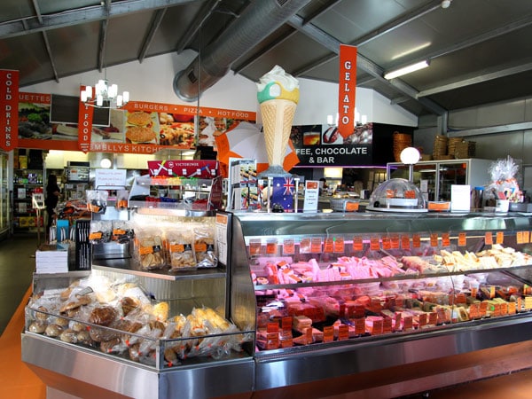 a look inside the Hunter Valley Smelly Cheese Shop with an array of cheese on display