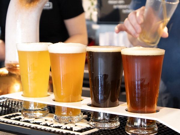 drinks at The Valley Brewhouse