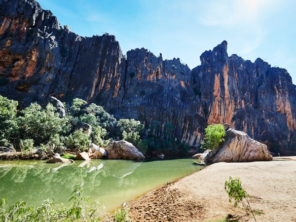 the scenic Windjana Gorge in the Kimberley