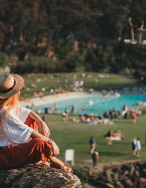 View of cataract gorge pool Launceston
