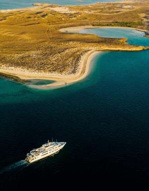 True North cruise ship on West Coast of Australia