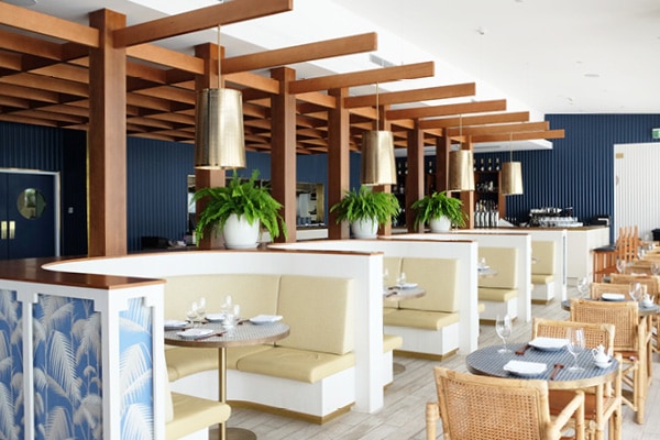 a bright and cosy dining interior at Miss Songs Townsville