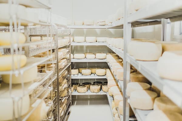 Cheese room at Cupitt's Estate.