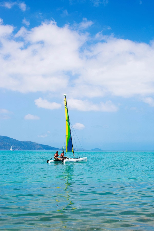 Catamaran Catseye Beach, Hamilton Island