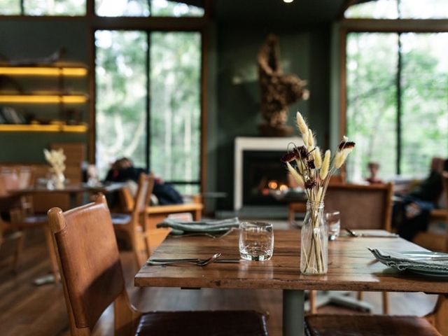 Gunyah Restaurant at Paperbark camp