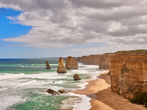 a scenic landscape of the Twelve Apostles, Great Ocean Road