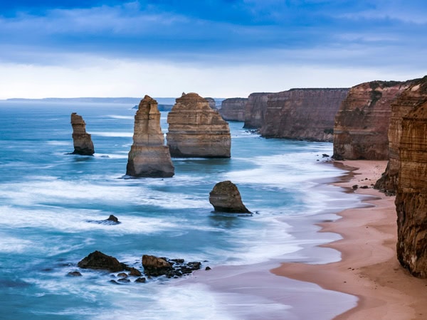 the Twelve Apostles in winter