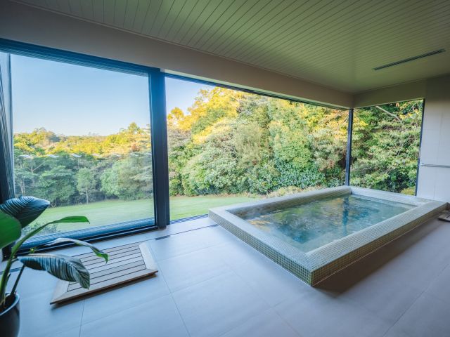 the pool at Spicers Tamarind Retreat, Sunshine Coast accommodation