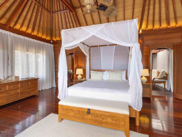 the master villa at Makepeace Island, Sunshine Coast accommodation