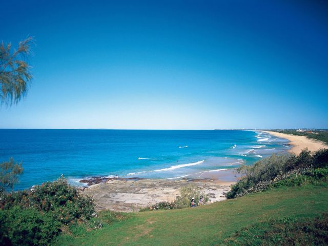 the Point Cartwright Beach, Sunshine Coast