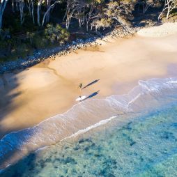 surfers at Tea Tree Bay, Sunshine Coast
