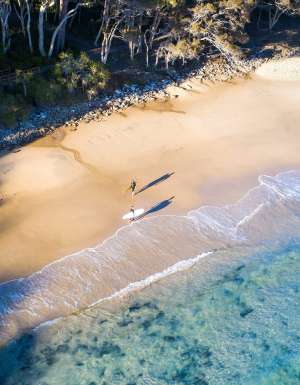 surfers at Tea Tree Bay, Sunshine Coast