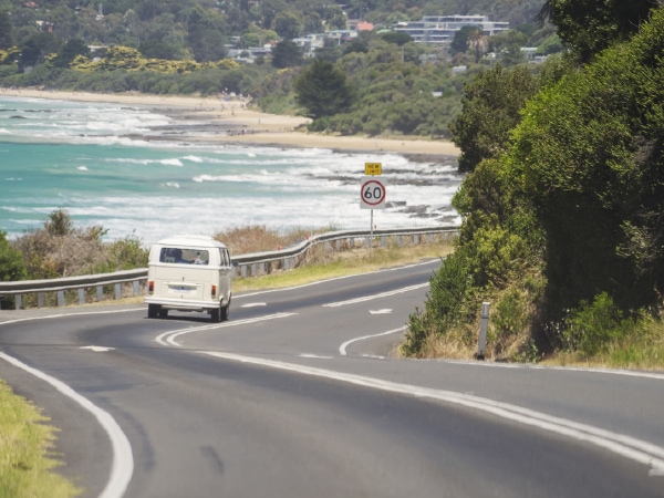 Driving the great ocean road