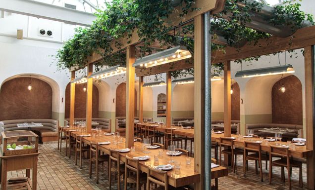 the dining area at Osteria Oggi, Adelaide