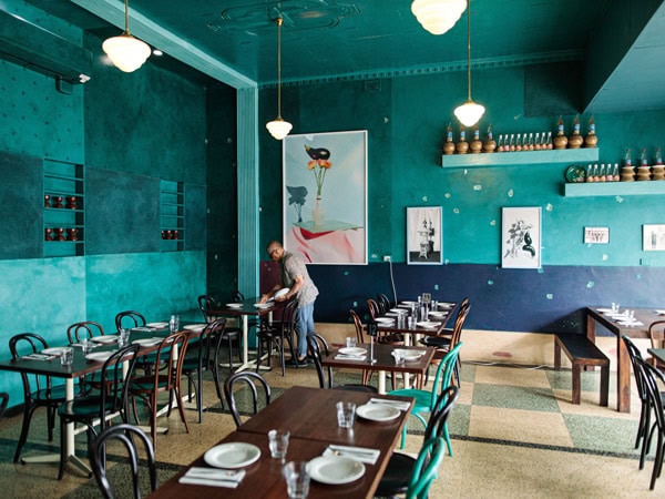 the dining interior of Parwana Afghan Kitchen in Adelaide