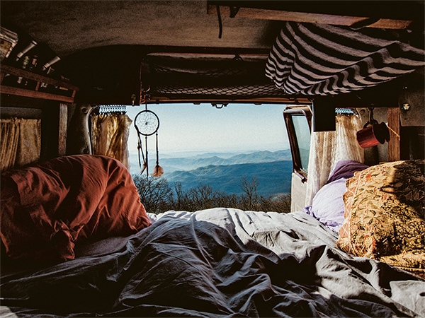 Van life interior