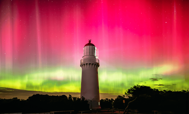 Southern lights in Victoria