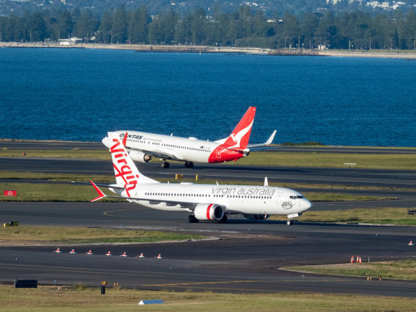 qantas and virgin airlines' global partnerships