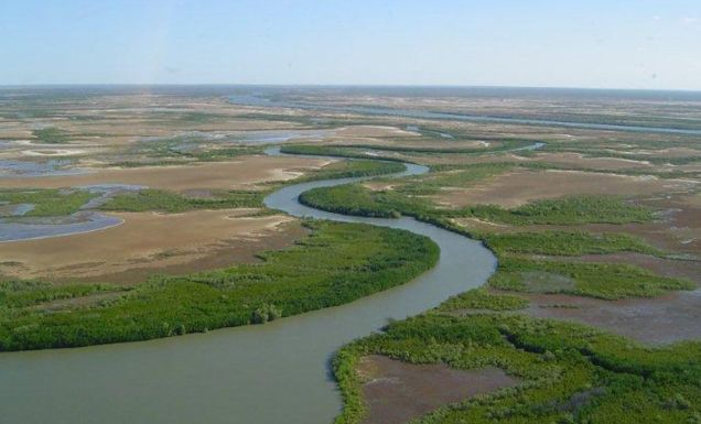 an aerial view of King Ash Bay